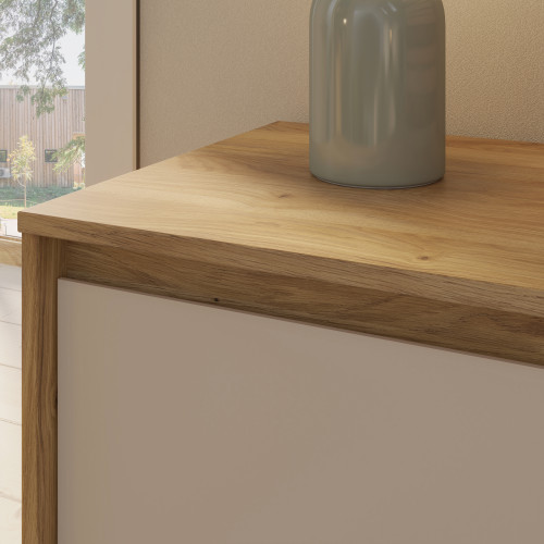 Тумба прикроватная Forte ELISTON EGMK011 (дуб Маувелла/песочный)