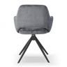 Стул обеденный CRV- Rouse Charcoal chic поворотный 360°,серый