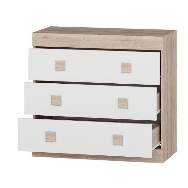 Прихожая(модульная) EVR- Соната-4 дуб Сонома + белый