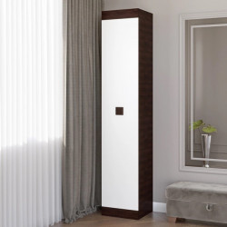 Пенал закрытый EVR- Соната венге + фасад белый