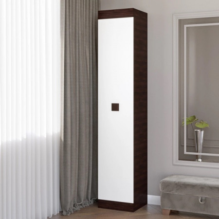 Пенал закрытый EVR- Соната венге + фасад белый