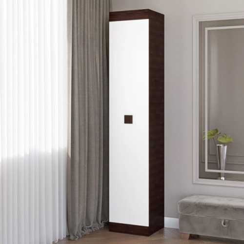 Пенал закрытый EVR- Соната венге + фасад белый