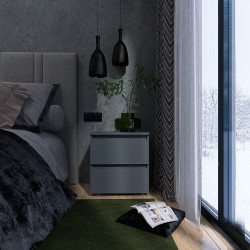 Тумба прикроватная EVR- Лайт ТЛ-1 графит