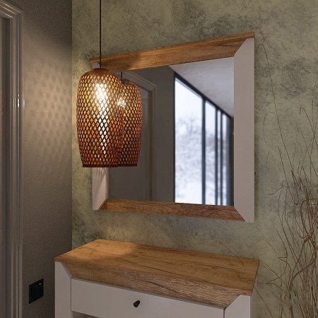 Спальня (модульная) EVR- Нордик-2 дуб крафт золотой + фасад белый