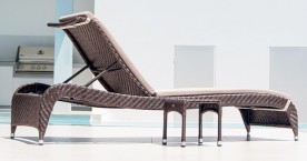 Стол для шезлонга из техноротанга Alexander Rose TEA- OCEAN FIJI SIDE TABLE 0.3M X 0.3M