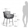 Стул обеденный Kave Home SURPIKA CC5196S01 (черный)