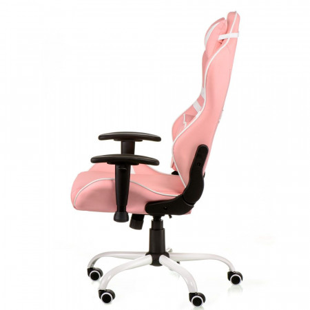 Кресло компьютерное TPRO-  Extreme Race черный+розовый E2929