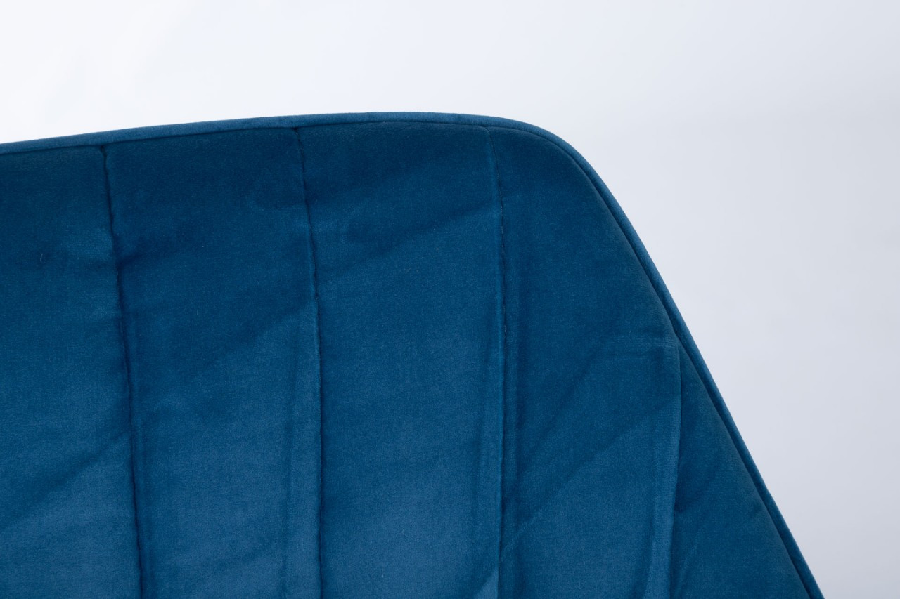 Кресло поворотное модерн NL- Galera (Галера) синий