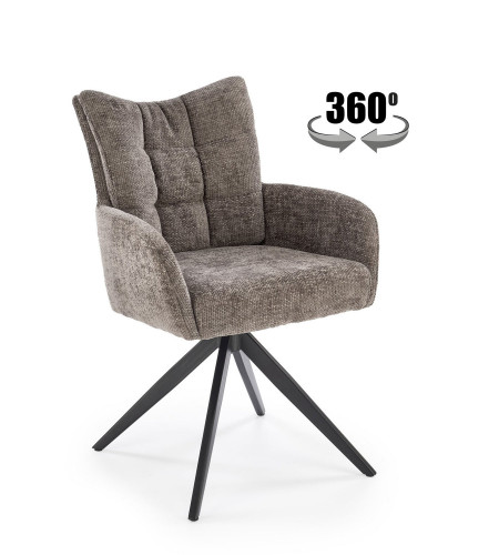 Стул обеденный Halmar K-540 (бежевый, пепельный, корица)