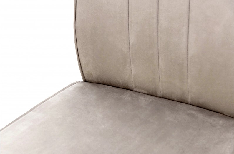 Стул обеденный BIO- Grace Ричь, велюр Песочный/ ножки черные