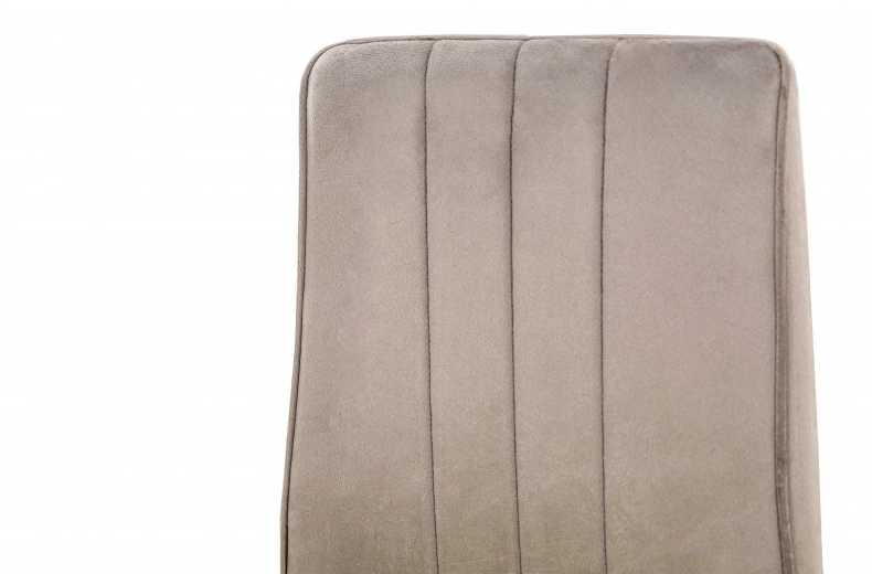 Стул обеденный BIO- Grace Ричь, велюр Песочный/ ножки черные