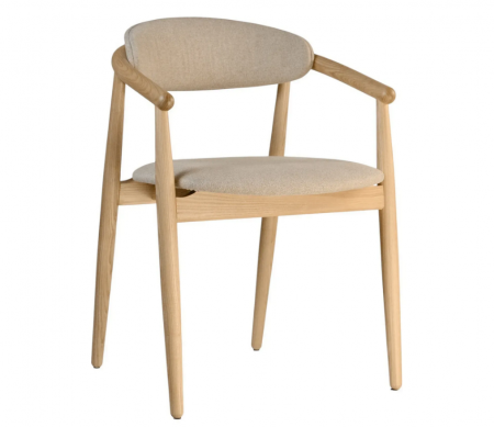 Стул обеденный LVK- Mamont soft натуральный ясень / Austin 2