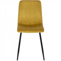 Стул кухонный Ont- Lava велюр Горчичный