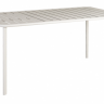 Стол обеденный Alexander Rose TEA- FRESCO 156CMX90CM TABLE - FLINT/SHELL - SLATTED ALU TOP