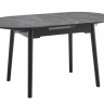Стол обеденный раскладной BIO- Grace Титан черный/керамика Армани BNS GREY