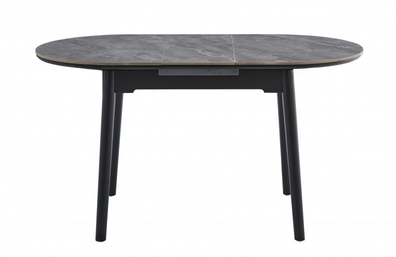 Стол обеденный раскладной BIO- Grace Титан черный/керамика Армани BNS GREY