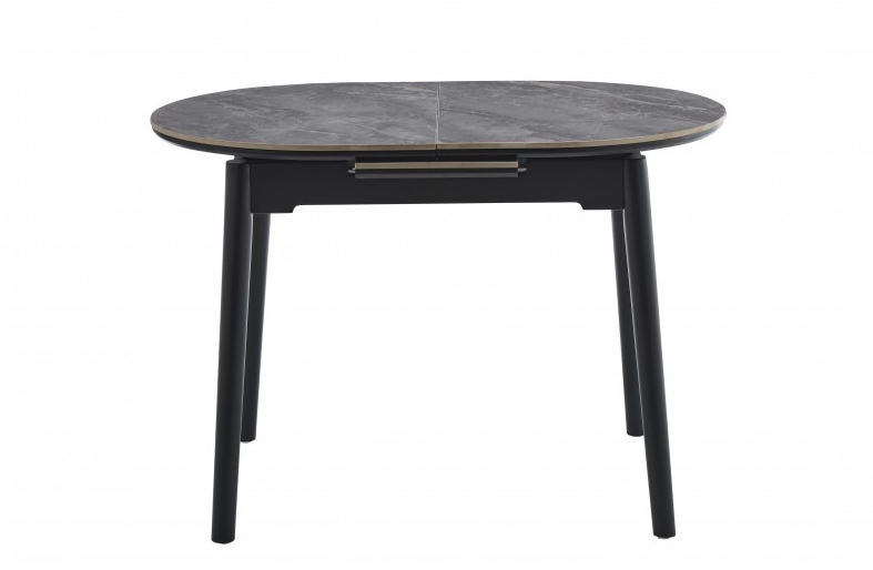 Стол обеденный раскладной BIO- Grace Титан черный/керамика Армани BNS GREY