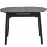 Стол обеденный раскладной BIO- Grace Титан черный/керамика Армани BNS GREY