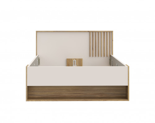 Кровать односпальная Forte ELISTON EGML1122 (дуб Маувелла/песочный)