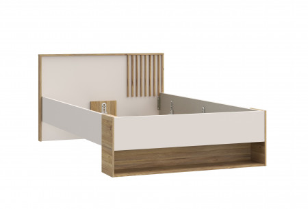 Кровать односпальная Forte ELISTON EGML1122 (дуб Маувелла/песочный)