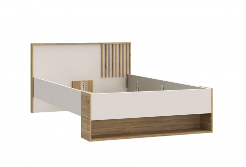 Кровать односпальная Forte ELISTON EGML1122 (дуб Маувелла/песочный)