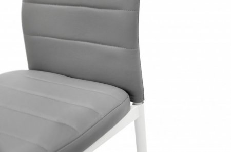 Стул обеденный BIO- Grace Рио (Белый/ Светло-Серый) 