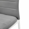 Стул обеденный BIO- Grace Рио (Белый/ Светло-Серый) 