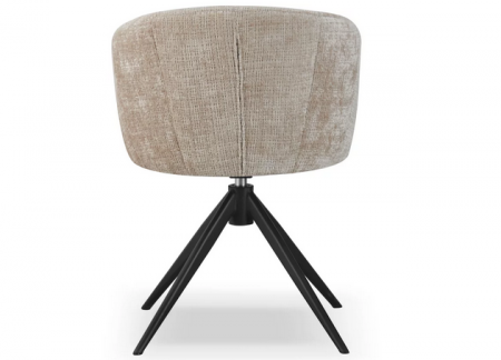 Стул обеденный CRV- Gear Powder dawn charm поворотный 360°,бежевый