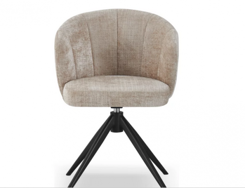 Стул обеденный CRV- Gear Powder dawn charm поворотный 360°,бежевый