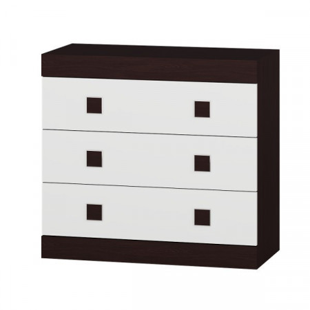 Прихожая(модульная) EVR- Соната-4 венге темный + белый