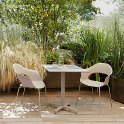 Комплект для улици VLL- SCAB Cross70x70 Legno/Lady B 2700 (тортора)