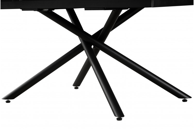 Стол обеденный раскладной BIO- Grace Мелани (керамика антрацит глянец)