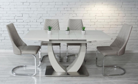 Стол Premium EVRO- Concord T-904, 120х80, светло серый, бежевый