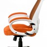 Кресло офисное TPRO- Briz orangе/whitе E0895