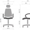 Крісло для оператора LUX- HOLDER GREY ергономічне