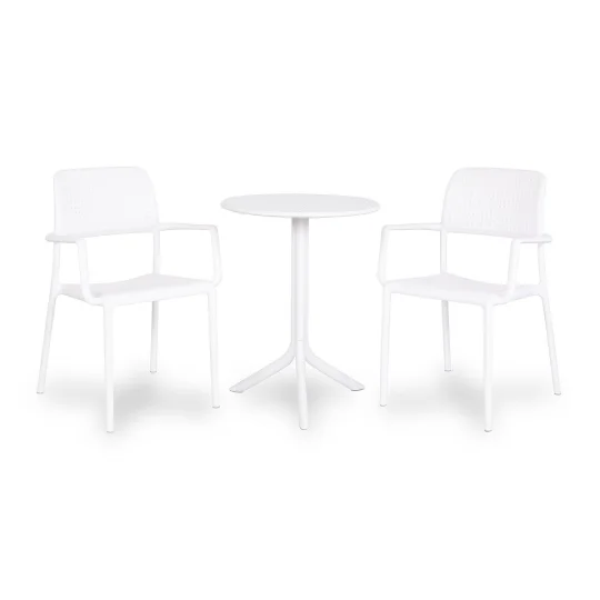 Комплект Nardi DEI- стол Step + 2 кресла Bora, Bianco