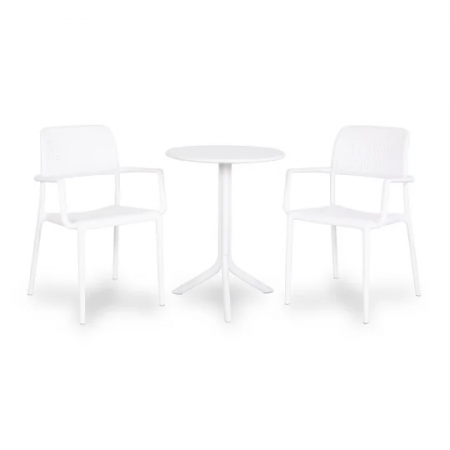 Комплект Nardi DEI- стол Step + 2 кресла Bora, Bianco