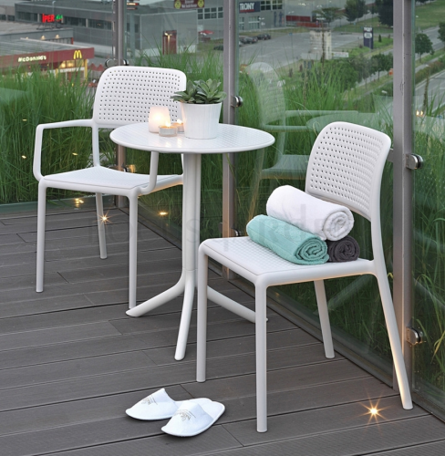 Комплект Nardi DEI- стол Step + 2 кресла Bora, Bianco