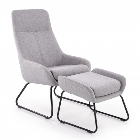 Мягкое кресло для отдыха с подставкой для ног PL- HALMAR BOLERO