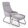Фото №1 - Мягкое кресло для отдыха с подставкой для ног PL- HALMAR BOLERO
