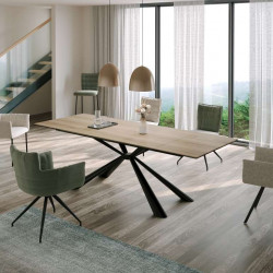 Стол керамический раздвижной Avn-STAV 160-240x90 Ceramic Wooden