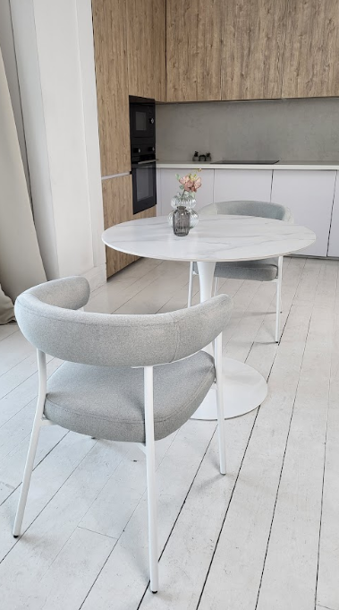 Стул обеденный VTR- М-230 устричный + белый