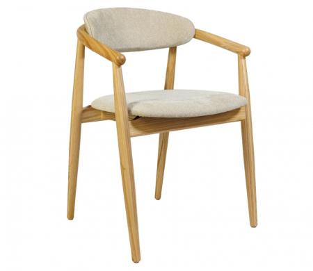 Стул обеденный LVK- Mamont soft натуральный ясень / Magenta 13