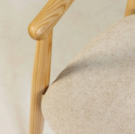 Стул обеденный LVK- Mamont soft натуральный ясень / Magenta 13