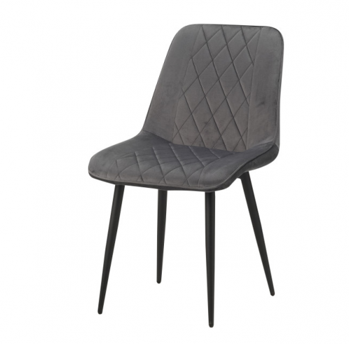Стул обеденный модерн Evro- Sierra Dark Grey KC-39