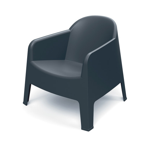 Лаунж-кресло уличное VLL- FERNE Milane (антрацит, серый)