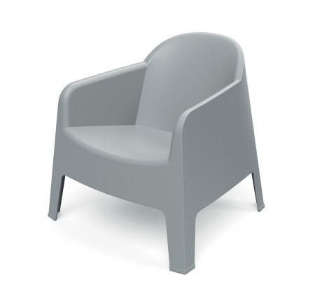 Лаунж-кресло уличное VLL- FERNE Milane (антрацит, серый)