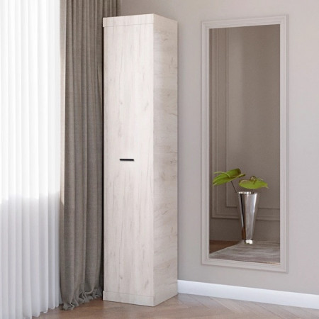 Пенал закрытый EVR- Соната венге + фасад крафт белый