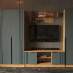 Гостиная ViA- APC (дуб тахо/темно-серый)