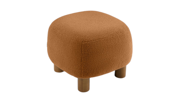 Пуф Mil- Edison 50х50х44 см, оранжевый(2035)